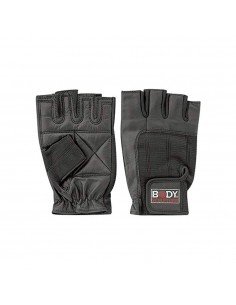 SPANDEX LEATHER GLOVE BLK...