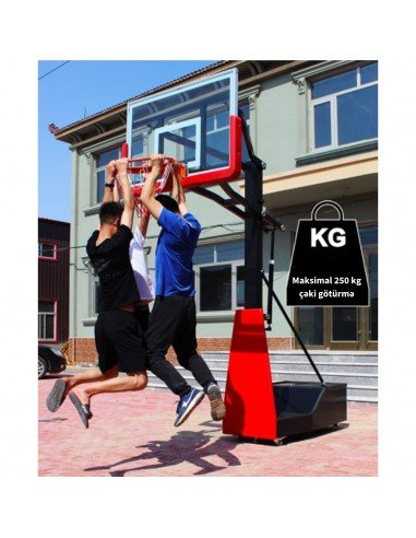 Щит баскетбольный+стойка HB-2760